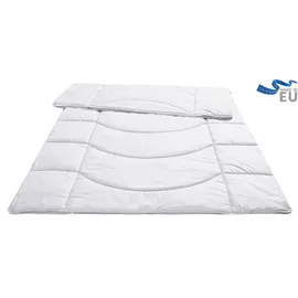 MY HOME Microfaserbettdecke MY HOME "Microlux, Bettdecke 135x200 cm, und Übergrößen bis 240x220cm", weiß, B:135cm L:200cm, Bezug: 100% Polyester. Obermaterial: 100% Polyester.