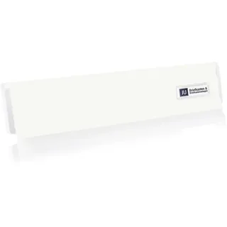 JU Briefeinwurf Einwurfklappe Briefkastenklappe Einwurfblende 02-187, verkehrsweiß, 365x78mm