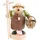 KWO Olbernhau 21684 Räuchermännchen Bauer, 21 cm