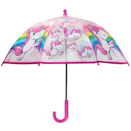 p:os Kinder-Regenschirm Einhorn rosa
