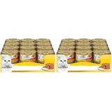 Purina Gourmet Gold Herz weich feucht Katze mit Huhn - 24 Dosen zu je 85g (24x85g) (Packung mit 2)