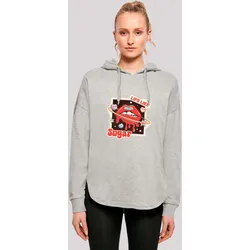 Kapuzenpullover F4NT4STIC "Lips like sugar retro fashion Valentinstag", Damen, Gr. XS, grau, Obermaterial: 100% Baumwolle, casual, oversize, Langarm, Pullover, Premium Qualität