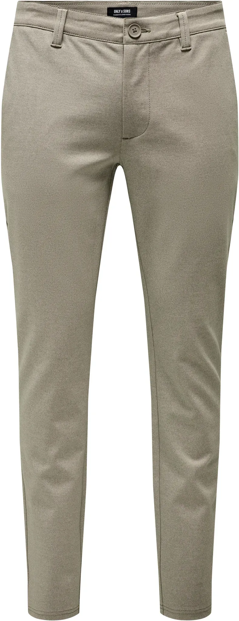 Chinohose ONLY & SONS, Herren, Gr. 32, Länge 32, fallen rock, Web, Obermaterial: 64% Viskose, 31% Polyester, 5% Elasthan, modisch, slim fit knöchellang, Hosen, mit geschlossenen Gesäßtaschen