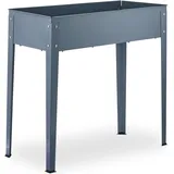 Relaxdays Hochbeet 86 x 80 x 40,5 cm Grau