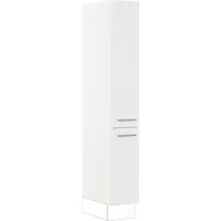 Impuls Küchen Seitenschrank Valencia 30 x 57,6 x 190,7 cm Weiß