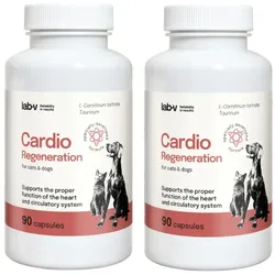 LAB-V Cardio Regeneration - Herz-Kreislauf-Unterstützung für Hunde und Katzen 2x90 Kapseln