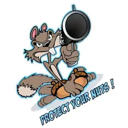 Aufkleber Lethal Threat Protect Your Nuts 7x11cm