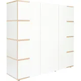 Tojo Mehrzweckschrank stau weiß 150 cm x 145 cm x 40 cm