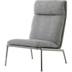 &Tradition Muno LN16 High Back Lounge Chair, chrom / hallingdal 0126