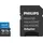 Philips MicroSDXC Card 512GB Class 10 UHS-I U3 incl. Adapter
