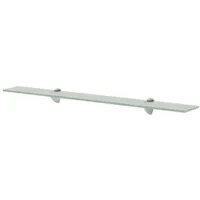 vidaXL Wandregal 80 x 10 x 0,8 cm Transparent