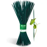 Novatool 600x Splittstäbe 30 cm x 3,5 mm I Grün I Pflanzstäbe Rankhilfe Bambus Vielseitig Einsetzbar