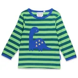 Toby Tiger Longsleeve in Grün/ Blau | Gr.: 104