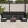 vidaXL Garten-Sofa-Set 8-tlg. schwarz