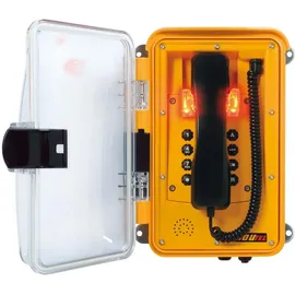 fhf Funke+Huster Telefon wetterfest, gelb InduTel-LED, 11264506