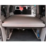 KFoam.es Matratze für VW T4, T5, T6, T6.1 Multivan, California Beach, Caravelle, Transporter, Faltmatratze, Klappmatratze, Camper Van, Reisemobil 185x148x8cm