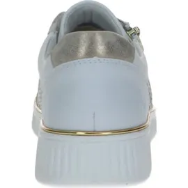 REMONTE Damenschuhe sportlicher Schnürer Weiß Freizeit, Schuhgröße:40 EU - Beige/Weiß - 40