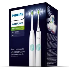 Philips Sonicare ProtectiveClean 4300 HX6807/35 Doppelpack + Reiseetui