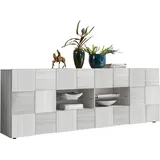 Home Affaire Dama 241 x 84 x 42 cm Grau / Weiß