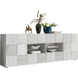 Home Affaire Dama 241 x 84 x 42 cm Grau / Weiß