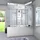 SeniorBad Kombination Badewanne Dusche 180 x 100 cm (K80-WS-EH-C-EC-EA)