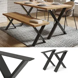 Vicco Tischbeine Tischgestell Couchtisch Möbelfüße