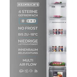 Heinrich's HSBS 3098 IX Side-by-Side (436 l, 1700 mm hoch, Inox)