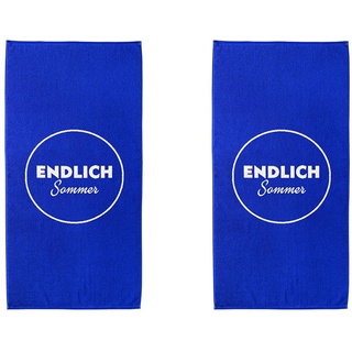 NIVEA DLRG Badehandtuch Endlich Sommer 2020 (Packung mit 2)