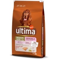 Ultima Medium-Maxi Wohlbefinden Verdauung Lachs Hundefutter trocken