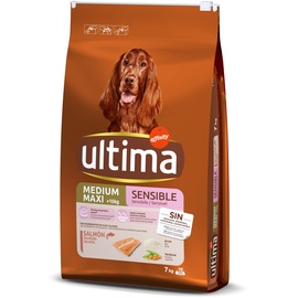 Ultima Medium-Maxi Wohlbefinden Verdauung Lachs Hundefutter trocken