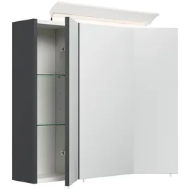 Posseik Spiegelschrank 70 cm weiß LED