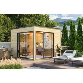 Lasita Maja Gartenhaus Palermo 3 3 x 3 m Beige