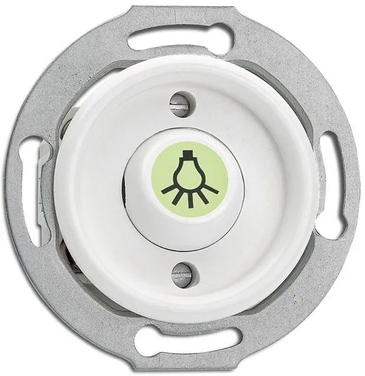 THPG 100982 Wipptaster Licht nachleuchtend Duroplast, weiß
