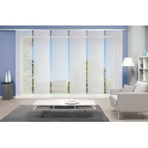 VISION S Schiebegardine VISION S "6ER SET ROM" Gr. 1, weiß, B:60cm H:260cm, Polyester, Gardinen, HxB: 260x60, Schiebevorhang 6er Set Uni