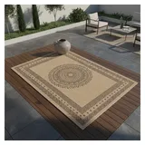 KADIMA DESIGN Teppich Balkon Vintage Pflegeleicht Waschbar Strapazierfähig Terrasse Küche Schwarz 120x170 cm OEKO-TEX – JUNGFRAU von Kadima Design