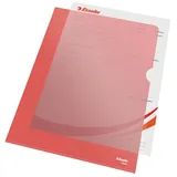 Esselte Sichthüllen A4 PP, rot, VE=100 Stück