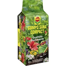 COMPO SANA COMPACT Qualitäts-Blumenerde 25 L