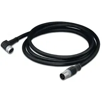 WAGO 756-5509/030-010 Sensor-/Aktor-Steckverbinder, konfektioniert M8 Stecker, gerade, Buchse, gewinkelt
