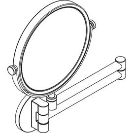 Hansgrohe Axor Universal Circular Rasierspiegel, schwenkbar, neigbar, 42849830,
