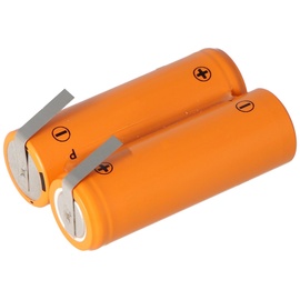 AccuCell Rasiererakku NiMH 2,4V 1200mAh mit Lötfahnen ersetzt Philips 138 10609