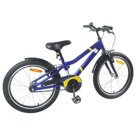 vidaXL Kinderfahrrad 24 Zoll blau/schwarz