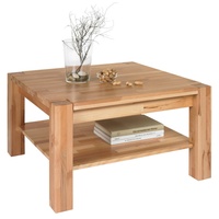 Linea Natura Couchtisch, Buche, Holz, Kernbuche, massiv, quadratisch, eckig, 70x45x70 cm, Wohnzimmer, Wohnzimmertische, Couchtische