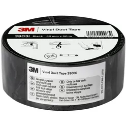 3M Vinyl-Klebeband 3903i, Schwarz, 50 mm x 50 m