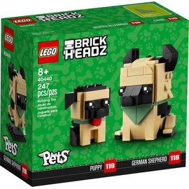 LEGO BrickHeadz German Shepherd & Puppy 40440