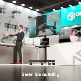 ONKRON TS1137-B TV-Ständer 23-60 Zoll 40 kg Schwarz