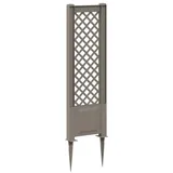 vidaXL Trellis mit Spike 43 x 6 cm Grau