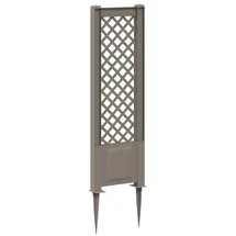 vidaXL Trellis mit Spike 43 x 6 cm Grau