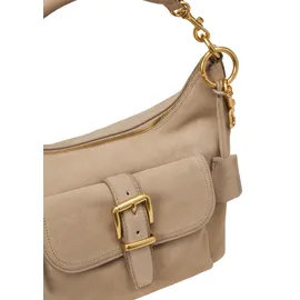 Marc O'Polo Caamu Hobo Bag Veloursleder Beige