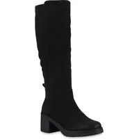 VAN HILL Damen Klassische Stiefel Herbst Schuhe 841352, Farbe:
