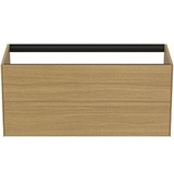 Ideal Standard Conca Waschtisch-Unterschrank T3945Y6 120x50,5x54cm, ohne Waschtisch-Platte, 2 Auszüge, Eiche hell Furnier